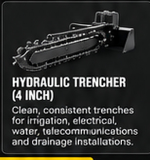Hydraulic Trencher – 4 inch